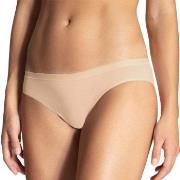 Calida Truser Natural Comfort Brief Low Cut Beige bomull XX-Small Dame