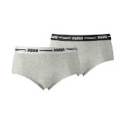 Puma Truser 2P Iconic Mini Shorts Grå X-Large Dame