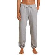 Calida Circular Lounge Pants With Cuffs Gråmelerad bomull Medium Dame