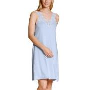 Calida Elegant Dreams V-neck Nightdress Lysblå modal Medium Dame