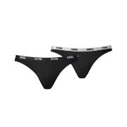 Puma Truser 2P Iconic Bikini Svart Medium Dame