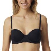 Schiesser BH Bandeau Bra Svart B 75 Dame