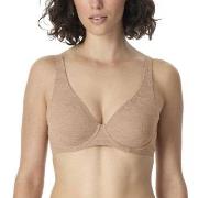 Schiesser BH Spacer Wired Bra Beige polyamid E 85 Dame