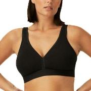 NATURANA BH Athleisure Soft Bra Svart bomull B 95 Dame