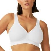 NATURANA BH Athleisure Soft Bra Hvit bomull B 85 Dame