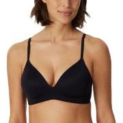 Schiesser BH Invisible Soft Bra With Underwired Bra Svart A 80 Dame