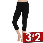 Decoy Seamless Capri Leggins Svart X-Large Dame