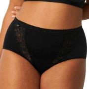 Sloggi Truser 4P Chic Maxi Lace Briefs Svart bomull 46 Dame