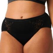 Sloggi Truser 2P Chic Midi Briefs Svart bomull 46 Dame