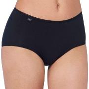 Sloggi Truser 3P 24 7 Cotton Midi Briefs Svart bomull 38 Dame