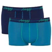 Sloggi 2P For Men Start Hip Blå bomull XX-Large Herre