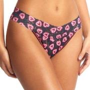 Hanky Panky Truser 3P Printed Original Rise Thong Svart/Rosa nylon One...