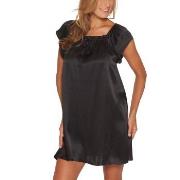 Lady Avenue Pure Silk Baby Doll Dress Svart silke XX-Large Dame