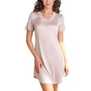 Lady Avenue Silk Jersey Nightgown Champagne silke Medium Dame