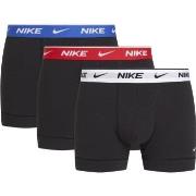 Nike 9P Everyday Essentials Cotton Stretch Trunk D1 Rød/Blå  bomull X-...