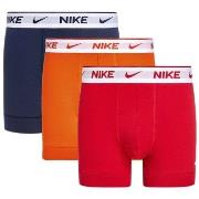 Nike 3P Everyday Essentials Cotton Stretch Trunk Blå/Rød bomull Large ...