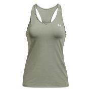 Under Armour 3P HeatGear Racer Tank Lysegrønn polyester Large Dame