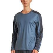 Calida DSW Cooling Sweat-Shirt Blå tencel Medium Herre