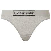 Calvin Klein Truser 2P Reimagined Heritage Thong Grå X-Small Dame