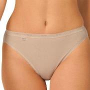 Sloggi Truser 2P Basic Plus Tai Briefs Beige bomull 50 Dame