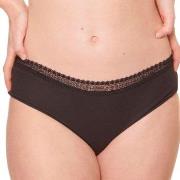 Sloggi Truser 2P GO Ribbed Hipster Briefs Svart økologisk bomull Small...