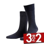 Amanda Christensen Strømper Core Ankle Socks Antracit bomull Str 47/48