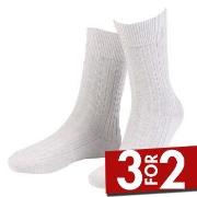 Amanda Christensen Strømper True Ankle Rib Sock Sand Str 47/50 Herre
