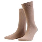 Amanda Christensen Strømper 3P True Combed Cotton Sock Lysbrun  Str 43...