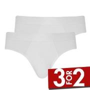 Jockey 2P Microfiber Air Brief Hvit polyamid XX-Large Herre
