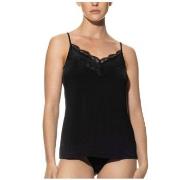 Mey Grace Camisole With Lace Svart viskose Large Dame