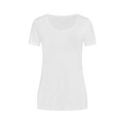 Stedman Finest Cotton T For Women Hvit bomull X-Large Dame