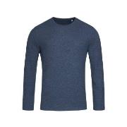 Stedman Knit Long Sleeve For Men Blå Medium Herre