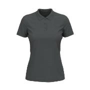 Stedman Lux Short Sleeve Polo For Women Mørkgrå  bomull Large Dame