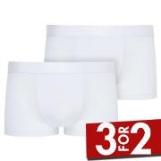 Jockey 2P Short Trunks Hvit polyamid X-Large Herre