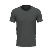 Stedman Clive Crew Neck Mørkgrå  ringspunnet bomull 3XL Herre