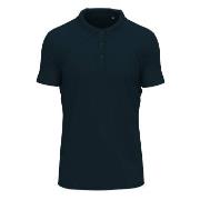 Stedman Clive Short Sleeve Polo Marine ringspunnet bomull XX-Large Her...