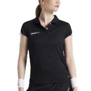 Craft Pro Control Impact Polo W Svart polyester Small Dame