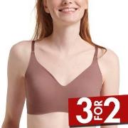 Sloggi BH ZERO Microfibre 2.0 Bralette Brun Large Dame