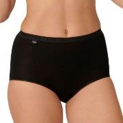 Sloggi Truser 2P Basic Plus Maxi Briefs Svart bomull 42 Dame