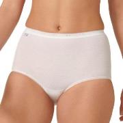 Sloggi Truser 2P Basic Plus Maxi Briefs Hvit bomull 44 Dame