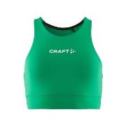 Craft Rush 2 0 Crop Top W Mørkgrørnn  Small Dame