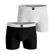 Björn Borg 2P Premium Cotton Stretch Original Boxer Svart/Hvit Small H...