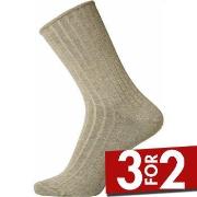 Egtved Strømper Cotton No Elastic Socks Sand Str 40/45 Herre