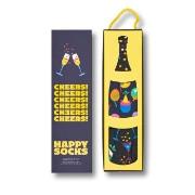 Happy socks Strømper 3P Celebration Socks Gift Box Svart mønstret bomu...