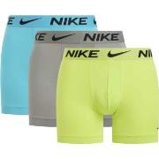 Nike 9P Everyday Essentials Micro Boxer Brief Blå/Grønn polyester Smal...