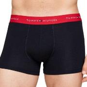 Tommy Hilfiger 3P WB Trunks Svart/Rød bomull X-Large Herre