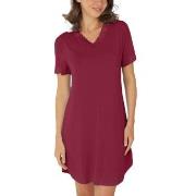 Lady Avenue Bamboo Nightdress SS Rød Bambus Small Dame