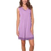 Lady Avenue Bamboo With Short Sleeve Nightdress Lilla Bambus X-Small D...