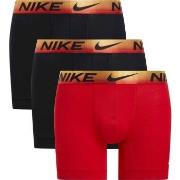 Nike 3P Everyday Essentials Micro Boxer Brief Oransje/Rød polyester La...