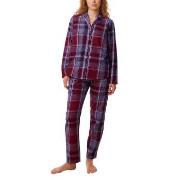 Triumph Boyfriend Pyjama PW X Checks Rød bomull 44 Dame